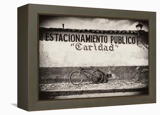 ?Viva Mexico! B&W Collection - Estacionamiento Publico-Philippe Hugonnard-Framed Premier Image Canvas