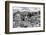 ¡Viva Mexico! B&W Collection - Guanajuato Cityscape-Philippe Hugonnard-Framed Photographic Print