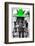 ¡Viva Mexico! B&W Collection - Horse with Green straw Hat-Philippe Hugonnard-Framed Photographic Print