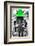 ¡Viva Mexico! B&W Collection - Horse with Green straw Hat-Philippe Hugonnard-Framed Photographic Print