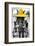 ¡Viva Mexico! B&W Collection - Horse with Yellow straw Hat-Philippe Hugonnard-Framed Photographic Print