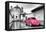 ?Viva Mexico! B&W Collection - Hot Pink VW Beetle Car in San Cristobal de Las Casas-Philippe Hugonnard-Framed Premier Image Canvas