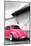 ¡Viva Mexico! B&W Collection - Hot Pink VW Beetle in San Cristobal de Las Casas-Philippe Hugonnard-Mounted Photographic Print