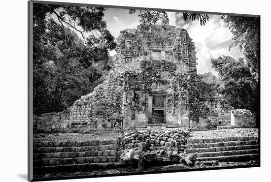 ¡Viva Mexico! B&W Collection - Mayan Ruins IV-Philippe Hugonnard-Mounted Photographic Print