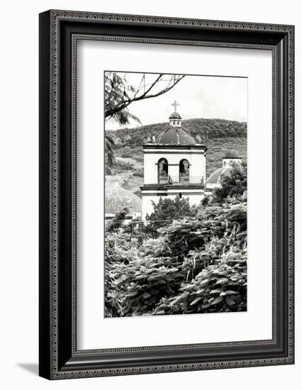 ¡Viva Mexico! B&W Collection - Mexican Church II-Philippe Hugonnard-Framed Photographic Print