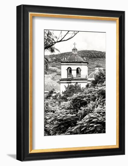 ¡Viva Mexico! B&W Collection - Mexican Church II-Philippe Hugonnard-Framed Photographic Print