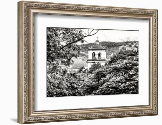 ¡Viva Mexico! B&W Collection - Mexican Church-Philippe Hugonnard-Framed Photographic Print