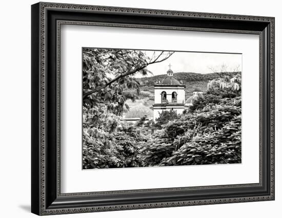 ¡Viva Mexico! B&W Collection - Mexican Church-Philippe Hugonnard-Framed Photographic Print