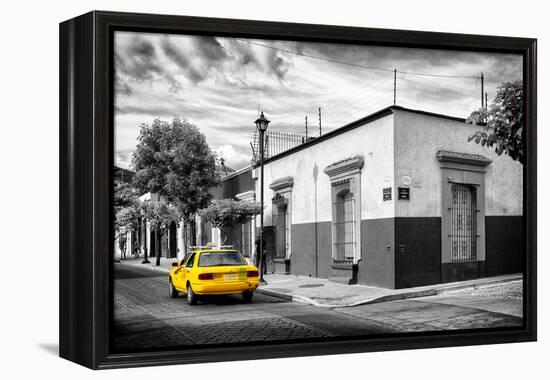 ¡Viva Mexico! B&W Collection - Mexican Street Oaxaca II-Philippe Hugonnard-Framed Premier Image Canvas