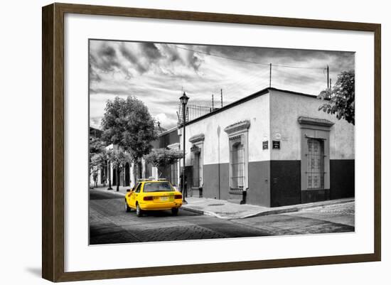 ¡Viva Mexico! B&W Collection - Mexican Street Oaxaca II-Philippe Hugonnard-Framed Photographic Print