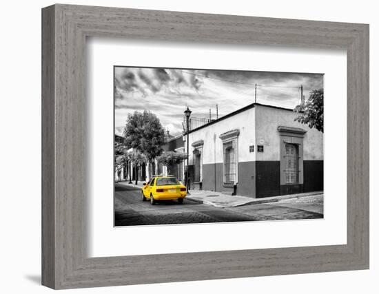 ¡Viva Mexico! B&W Collection - Mexican Street Oaxaca II-Philippe Hugonnard-Framed Photographic Print