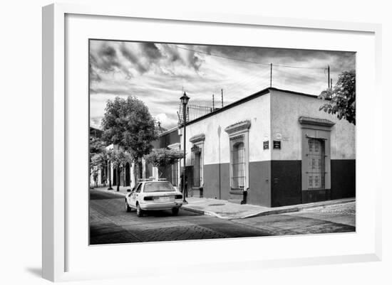 ¡Viva Mexico! B&W Collection - Mexican Street Oaxaca-Philippe Hugonnard-Framed Photographic Print