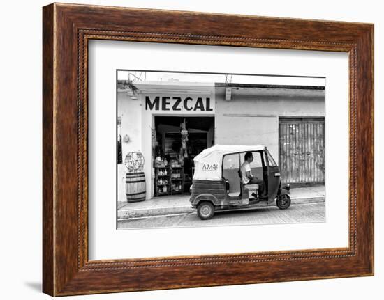 ?Viva Mexico! B&W Collection - Mezcal Tuk Tuk-Philippe Hugonnard-Framed Photographic Print