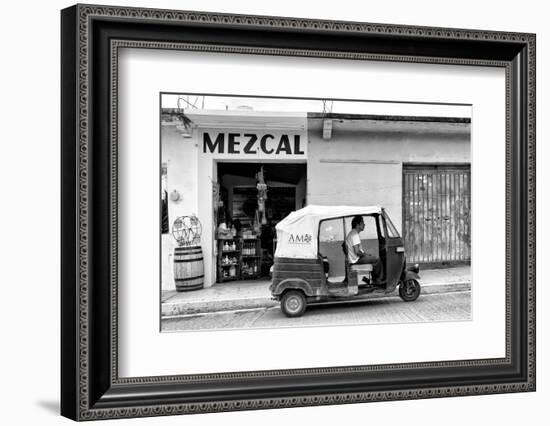 ?Viva Mexico! B&W Collection - Mezcal Tuk Tuk-Philippe Hugonnard-Framed Photographic Print