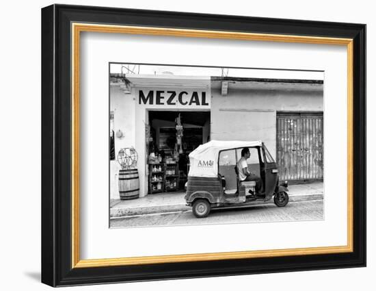 ?Viva Mexico! B&W Collection - Mezcal Tuk Tuk-Philippe Hugonnard-Framed Photographic Print