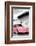 ¡Viva Mexico! B&W Collection - Pink VW Beetle in San Cristobal de Las Casas-Philippe Hugonnard-Framed Photographic Print