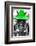 ¡Viva Mexico! B&W Collection - Portrait of Horse with Green Hat-Philippe Hugonnard-Framed Photographic Print