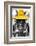 ¡Viva Mexico! B&W Collection - Portrait of Horse with Yellow Hat-Philippe Hugonnard-Framed Photographic Print