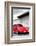 ¡Viva Mexico! B&W Collection - Red VW Beetle in San Cristobal de Las Casas-Philippe Hugonnard-Framed Photographic Print