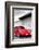 ¡Viva Mexico! B&W Collection - Red VW Beetle in San Cristobal de Las Casas-Philippe Hugonnard-Framed Photographic Print