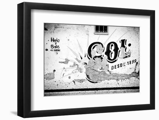 ¡Viva Mexico! B&W Collection - Signs Wall-Philippe Hugonnard-Framed Photographic Print