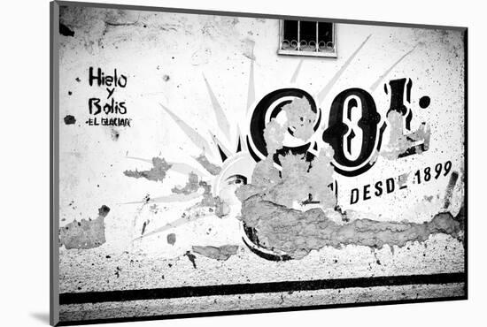 ¡Viva Mexico! B&W Collection - Signs Wall-Philippe Hugonnard-Mounted Photographic Print