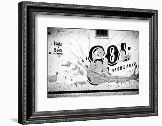 ¡Viva Mexico! B&W Collection - Signs Wall-Philippe Hugonnard-Framed Photographic Print