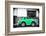 ¡Viva Mexico! B&W Collection - Small Green VW Beetle Car-Philippe Hugonnard-Framed Photographic Print