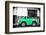 ¡Viva Mexico! B&W Collection - Small Green VW Beetle Car-Philippe Hugonnard-Framed Photographic Print