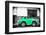 ¡Viva Mexico! B&W Collection - Small Green VW Beetle Car-Philippe Hugonnard-Framed Photographic Print