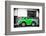 ¡Viva Mexico! B&W Collection - Small Kelly Green VW Beetle Car-Philippe Hugonnard-Framed Photographic Print