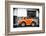 ¡Viva Mexico! B&W Collection - Small Orange VW Beetle Car-Philippe Hugonnard-Framed Photographic Print