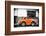 ¡Viva Mexico! B&W Collection - Small Orange VW Beetle Car-Philippe Hugonnard-Framed Photographic Print