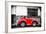 ¡Viva Mexico! B&W Collection - Small Red VW Beetle Car-Philippe Hugonnard-Framed Photographic Print