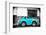 ¡Viva Mexico! B&W Collection - Small Turquoise VW Beetle Car-Philippe Hugonnard-Framed Photographic Print