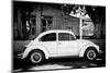 ¡Viva Mexico! B&W Collection - "Summer" VW Beetle Car-Philippe Hugonnard-Mounted Photographic Print