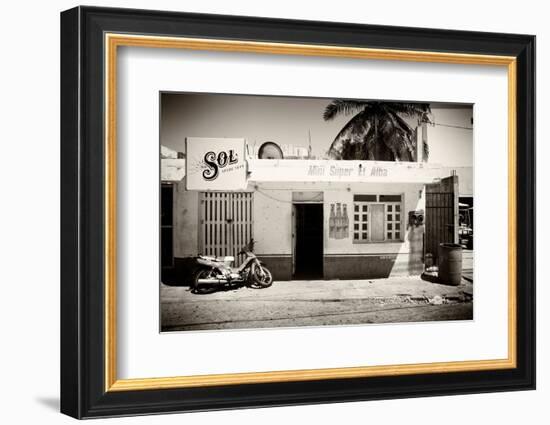 ¡Viva Mexico! B&W Collection - Supermarket Isla Mujeres-Philippe Hugonnard-Framed Photographic Print