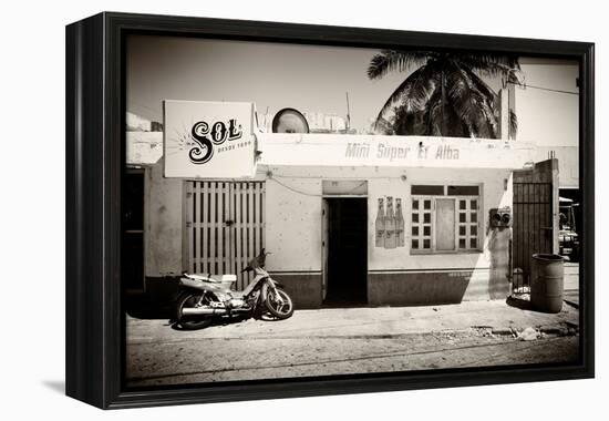 ¡Viva Mexico! B&W Collection - Supermarket Isla Mujeres-Philippe Hugonnard-Framed Premier Image Canvas