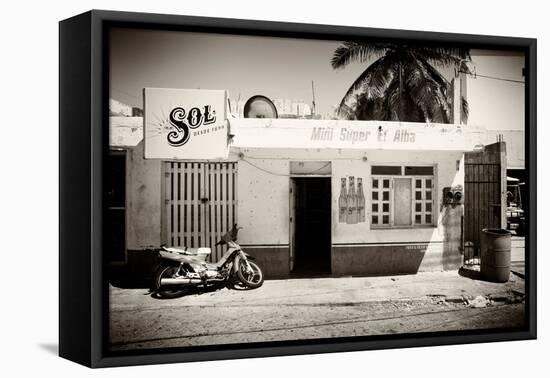 ¡Viva Mexico! B&W Collection - Supermarket Isla Mujeres-Philippe Hugonnard-Framed Premier Image Canvas