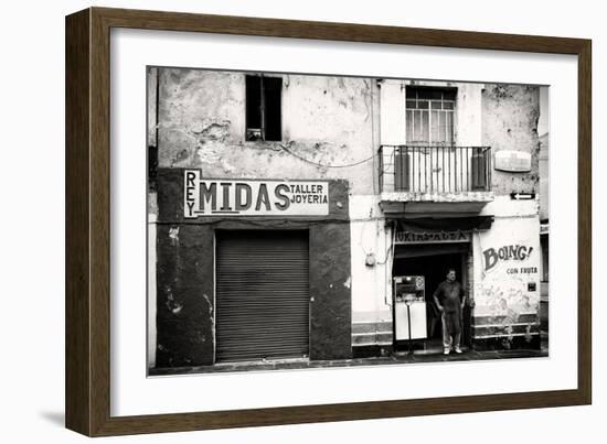 ¡Viva Mexico! B&W Collection - Taller Joyeria - Puebla-Philippe Hugonnard-Framed Photographic Print