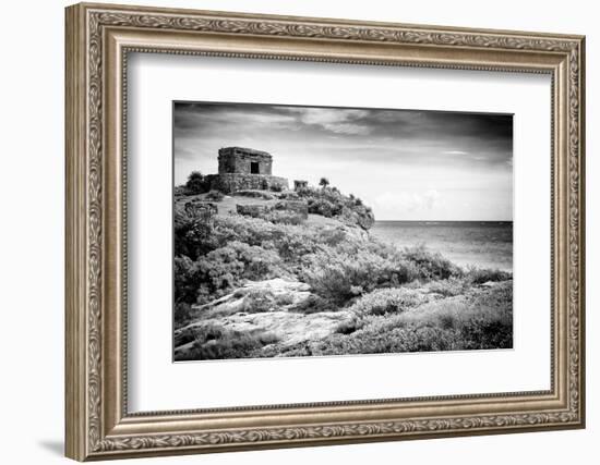 ¡Viva Mexico! B&W Collection - Tulum Riviera Maya I-Philippe Hugonnard-Framed Photographic Print