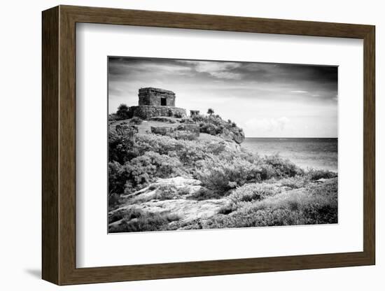 ¡Viva Mexico! B&W Collection - Tulum Riviera Maya I-Philippe Hugonnard-Framed Photographic Print