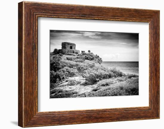 ¡Viva Mexico! B&W Collection - Tulum Riviera Maya I-Philippe Hugonnard-Framed Photographic Print