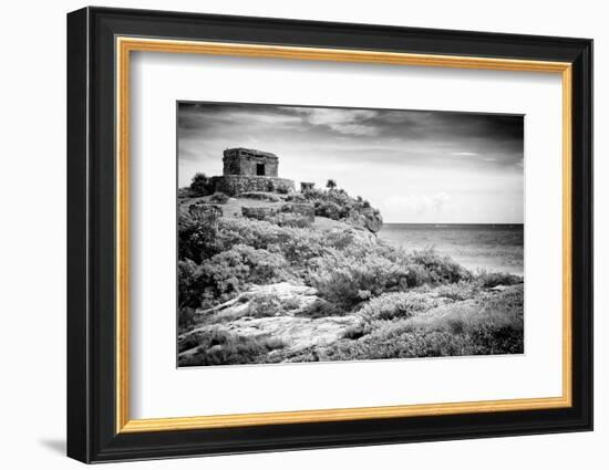 ¡Viva Mexico! B&W Collection - Tulum Riviera Maya I-Philippe Hugonnard-Framed Photographic Print