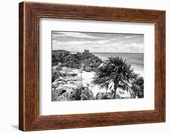 ¡Viva Mexico! B&W Collection - Tulum Riviera Maya III-Philippe Hugonnard-Framed Photographic Print