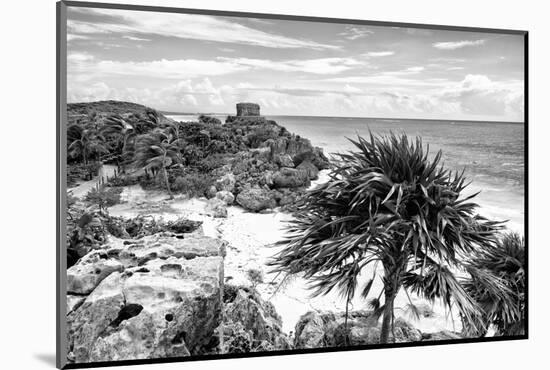 ¡Viva Mexico! B&W Collection - Tulum Riviera Maya III-Philippe Hugonnard-Mounted Photographic Print