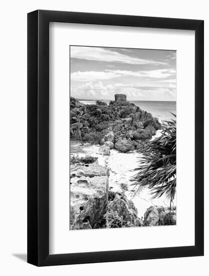 ¡Viva Mexico! B&W Collection - Tulum Riviera Maya IV-Philippe Hugonnard-Framed Photographic Print