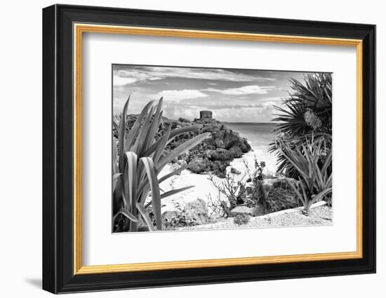 ?Viva Mexico! B&W Collection - Tulum Riviera Maya IX-Philippe Hugonnard-Framed Photographic Print