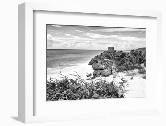 ?Viva Mexico! B&W Collection - Tulum Riviera Maya V-Philippe Hugonnard-Framed Photographic Print