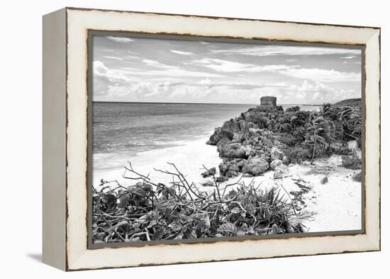 ?Viva Mexico! B&W Collection - Tulum Riviera Maya V-Philippe Hugonnard-Framed Premier Image Canvas